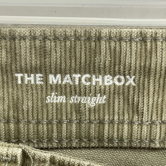 Adriano Goldschmied AG the Matchbox slim straight tan corduroy pants size 36 - Picture 3 of 8